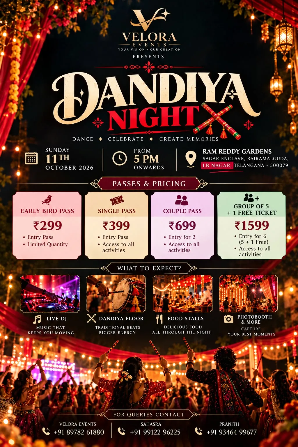 Velora Events Presents - Dandiya Night 2026